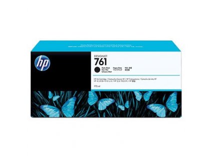 HP 761 Black matte DJ Ink Cart, 775 ml, CM997A