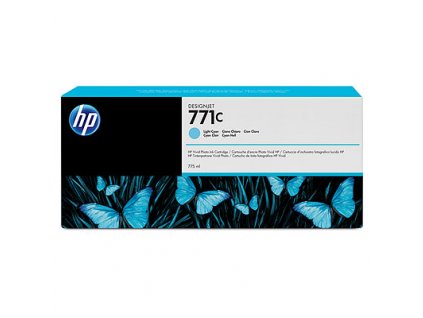 HP 771C Light Cyan DJ Ink Cart, 775 ml, B6Y12A