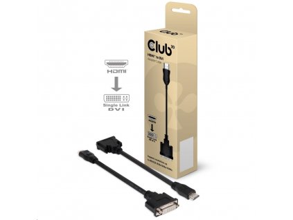 Club3D Adaptér pasivní HDMI na DVI-D Single Link (M/F), 22cm
