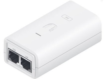 Ubiquiti POE-24-24W-G-WH, Gigabitový PoE injektor, 24V/1A 24W