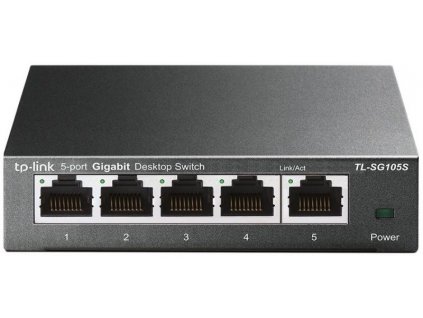 TP-Link TL-SG105S Switch 5-portový Gigabitový Stolní Kovový