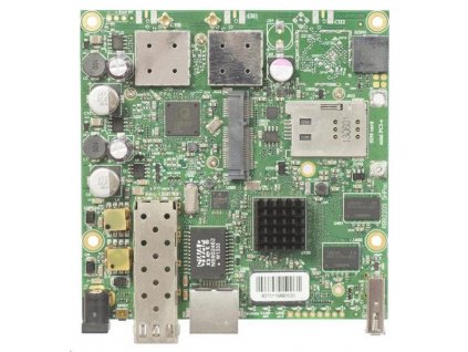 MikroTik RouterBOARD RB922UAGS-5HPacD,720MHz CPU,128MB RAM, 1x LAN, 1x SFP slot, 1xminiPCIe slot + SIM, vč.L4