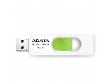 ADATA UV320/128GB/USB 3.2/USB-A/Bílá