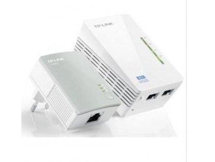 TP-LINK TL-WPA4220 STARTER-KIT 2 kusy 300Mbit Powerline Ethernet extender Wireless N 300Mbps, 2 kusy, (wifi, homeplug)