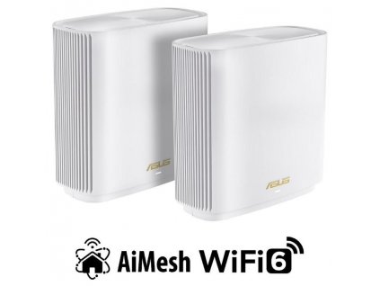 ASUS ZenWifi XT8 v2 2-pack white Wireless AX6600 Wifi 6 Tri-Band Gigabit Mesh system