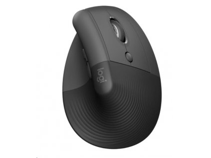 Logitech Lift Vertical Ergonomic Mouse, graphite/black