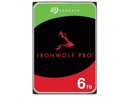 SEAGATE HDD 6TB IRONWOLF PRO (NAS), 3.5", SATAIII, 7200 RPM, Cache 256MB