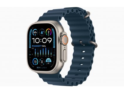 Apple Watch Ultra 2/49mm/Titan/Sport Band/Blue Ocean