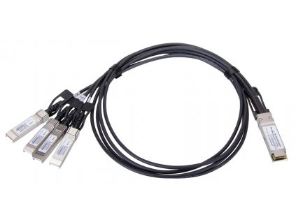 MaxLink 40G DAC kabel, QSFP+ na 4xSFP+, 1m