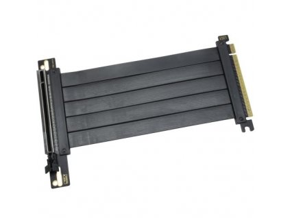 INTER-TECH RC-02 riser kabel PCIe 4.0x16 pro grafické karty, 20 cm