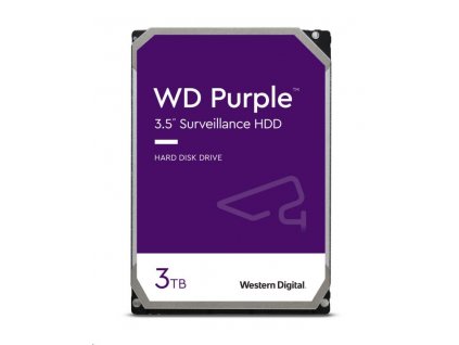 WD PURPLE WD33PURZ 3TB SATA/600 256MB cache, Low Noise,180MB/s, CMR