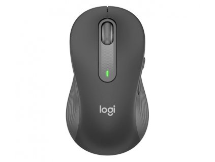 Logitech M650L/Kancelářská/Laserová/Pro leváky/Bezdrátová USB + Bluetooth/Šedá