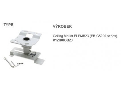 EPSON Ceiling Mount ELPMB23 pro EB-19xx,17xx,8x,8xx,EB-Sx,EB-Xx,EB-Wx Ceiling Kit - stropní držák projektoru