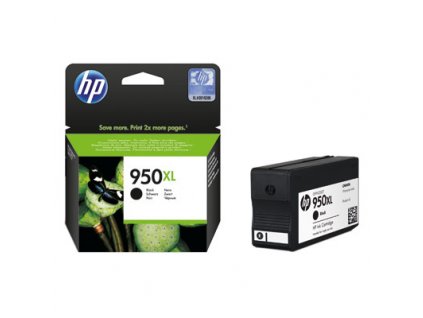 HP 950XL Black Ink Cart, 53 ml, CN045AE (2,300 pages)