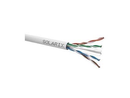 Instalační kabel Solarix UTP, Cat6, drát, PVC, box 100m SXKD-6-UTP-PVC