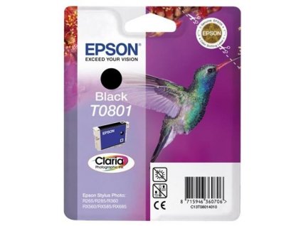 Inkoust Epson T0801 černý