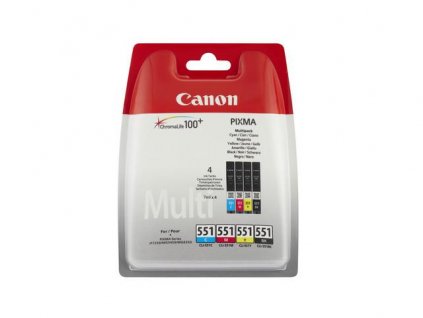 Inkoust Canon CLI-551 C/M/Y/BK Multi Pack
