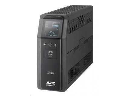 APC Back UPS Pro BR 1200VA, Sinewave, 8 Outlets, AVR, LCD interface (720W)
