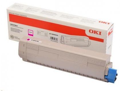 OKI Magenta toner do C833/C843 (10 000 stránek)