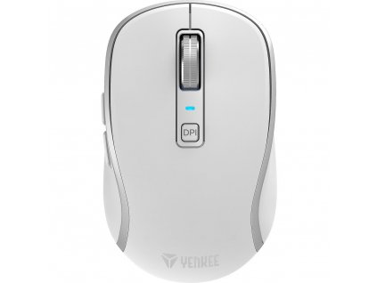 Myš Yenkee NOBLE YMS 2085WE Dual mode WL, optická, bezdrátová, dobíjecí, 2400 DPI, bílá