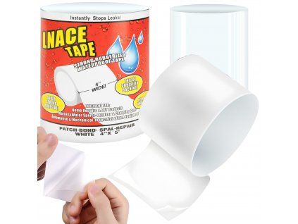 Vodotěsná páska, bílá, 10cm x 1,5m
