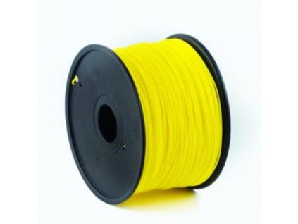 GEMBIRD 3D PLA plastové vlákno pro tiskárny, průměr 1,75 mm, žluté, 3DP-PLA1.75-01-Y