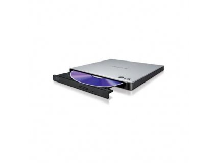 HLDS (HITACHI-LG) DVD±RW GP57ES40 SLIM external stříbrná USB 2.0, 8xDVD±RW, 5xDVD-RAM, silver, slim stříbrna