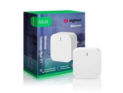 NOUS E1, Smart Wireless Gateway, ZigBee/WiFi, Smart brána, kompatibilní s Tuya
