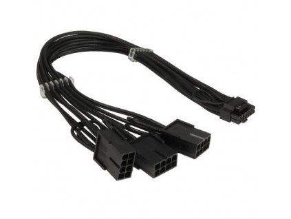 INTER-TECH GPU-02 kabel 1x 12+4pin na 3x 8pin PCIe, 34cm