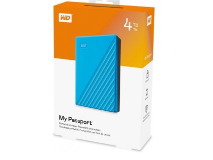 WD My Passport Portable 4TB Blue