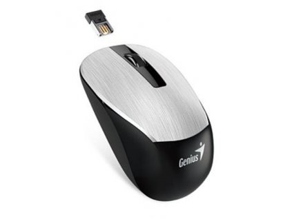 GENIUS myš NX-7015 Wireless,blue-eye senzor 1600dpi, USB stříbrná