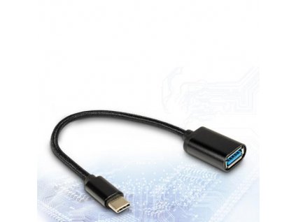 INTER-TECH redukce kabelová USB3.1 Type-C na USB3.0 Type-A (F)
