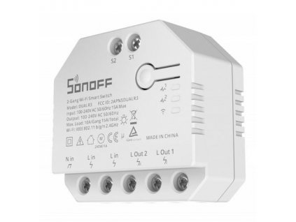 SONOFF (DUAL R3) Smart Switch, smart integrovaný spínač, WiFi switch. eWeLink