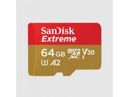 SANDISK micro SDXC karta 64GB Extreme Mobile Gaming (190 MB/s Class 10, UHS-I U3 V30)