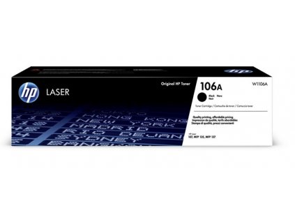 HP 106A Black Laser Toner, W1106A