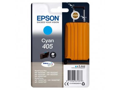 EPSON originální náplň 405 DURABrite Ultra azurová