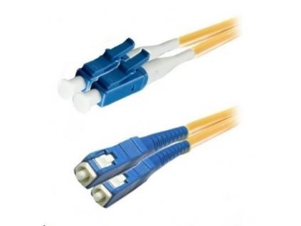 Duplexní patch kabel SM 9/125, OS2, LC-SC, LS0H, 10m