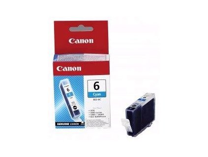 Canon CARTRIDGE BCI-6C azurová pro i560, i865, i905, i9100, i950, i965, i990, i9950, MP-750, MP-760, MP-780 (280 str.)