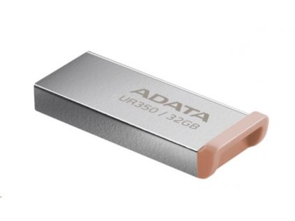 ADATA Flash Disk 32GB UR350, USB 3.2 Dash Drive, kov hnědá