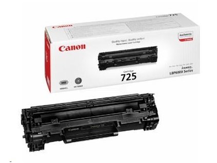 Canon TONER CRG-725 černý pro i-Sensys LBP a i-Sensys MF 3010 a 6000 (1 600 str.)