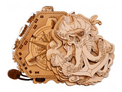 Hlavolam EscapeWelt 3D dřevěný Blackbeard's Compass