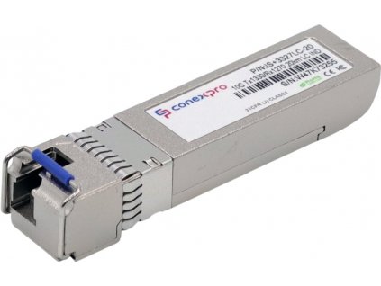 SFP modul Conexpro průmyslový optický, 10G SFP+, WDM/BiDi, SM, Tx1330/Rx1270nm, 20km, 1x LC, DDM