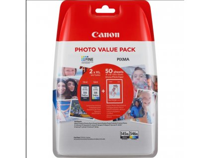 Canon cartridge PG-545XL/CL-546XL+ fotopapír GP 501/Multipack/400str.