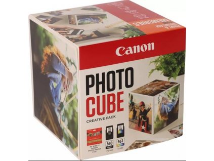 Canon CARTRIDGE PG-560/CL-561 PHOTO CUBE Creative Pack White Orange - 5x5 fotopapír (PP-201 40 obr.)