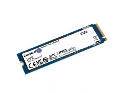KINGSTON NV2 SSD NVMe M.2 500GB PCIe (čtení max. 3500MB/s, zápis max. 2100MB/s)