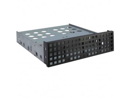 INTER-TECH montážní rámeček pro upevnění 1x3.5"/4x2,5" SSD/HDD do 5,25" pozice