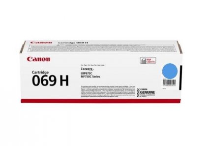 Toner Canon 069 H C azurový pro tiskárny Canon i-SENSYS (5500 str./5%)