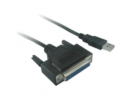 Redukce (kabel) USB na paralelní port (DB25F)