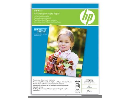Fotopapír HP Everyday Photo A4, pololesk, 25ks, 200g/m2