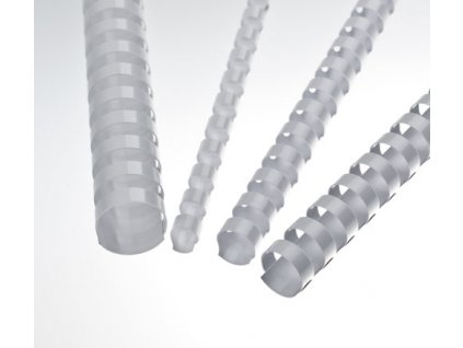 Plastové hřbety 10 mm, bílé